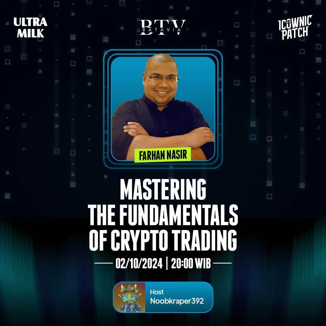 Poster webinar Mastering the Fundamentals of Crypto Trading, 2 Oktober 2024